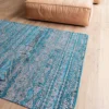 Ecorugs vloerkleed Kilim blauw 200x280 cm