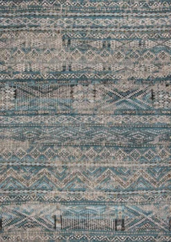 Ecorugs vloerkleed Kilim blauw 240x340 cm