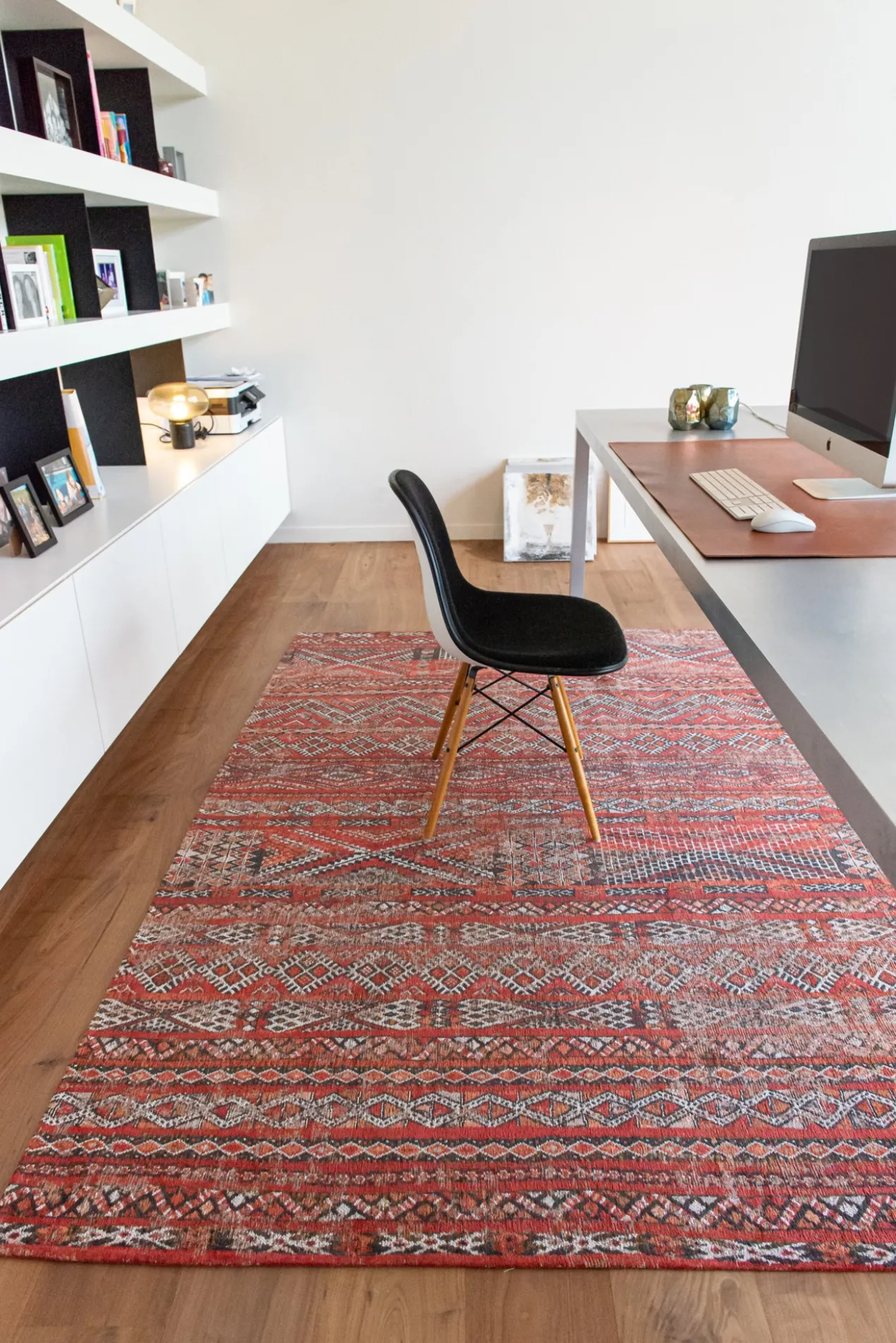 Ecorugs vloerkleed Kilim rood 240x340 cm
