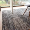 Ecorugs vloerkleed Kilim zwart 240x340 cm