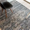 Ecorugs vloerkleed Kilim zwart 280x390 cm