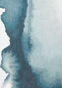 Ecorugs vloerkleed Lagoon donkerblauw 200x280 cm