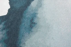 Ecorugs vloerkleed Lagoon donkerblauw ∅ 240 cm