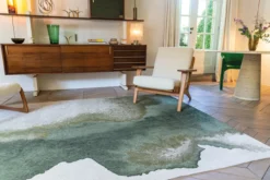 Ecorugs vloerkleed Lagoon groen ∅ 240 cm