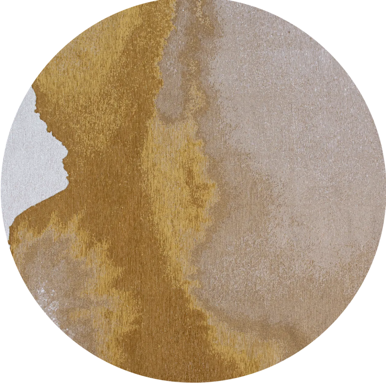 Ecorugs vloerkleed Lagoon yellow ∅ 240 cm