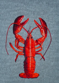Ecorugs vloerkleed Lobster multicolor grijs 280x390 cm