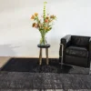 Ecorugs vloerkleed Medallion zwart 80x150 cm