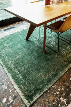Ecorugs vloerkleed Medallion groen 80x150 cm