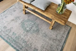 Ecorugs vloerkleed Medallion grijs 80x150 cm