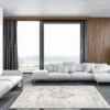 Ecorugs vloerkleed Medallion beige 80x150 cm