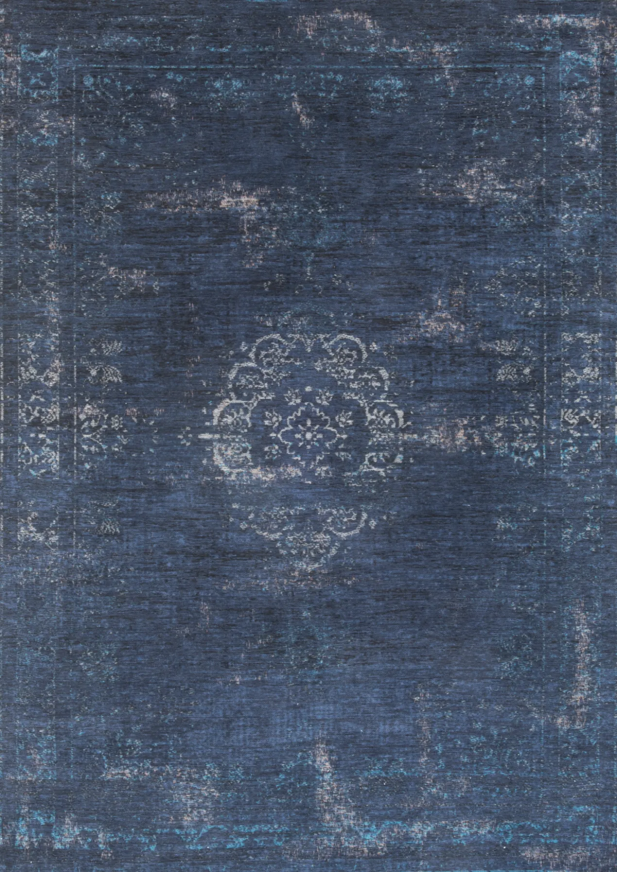 Ecorugs vloerkleed Medallion blauw 200x280 cm