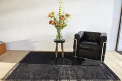 Ecorugs vloerkleed Medallion zwart 200x280 cm