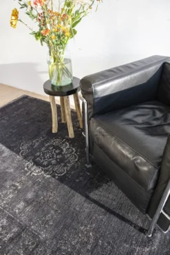 Ecorugs vloerkleed Medallion zwart 200x280 cm