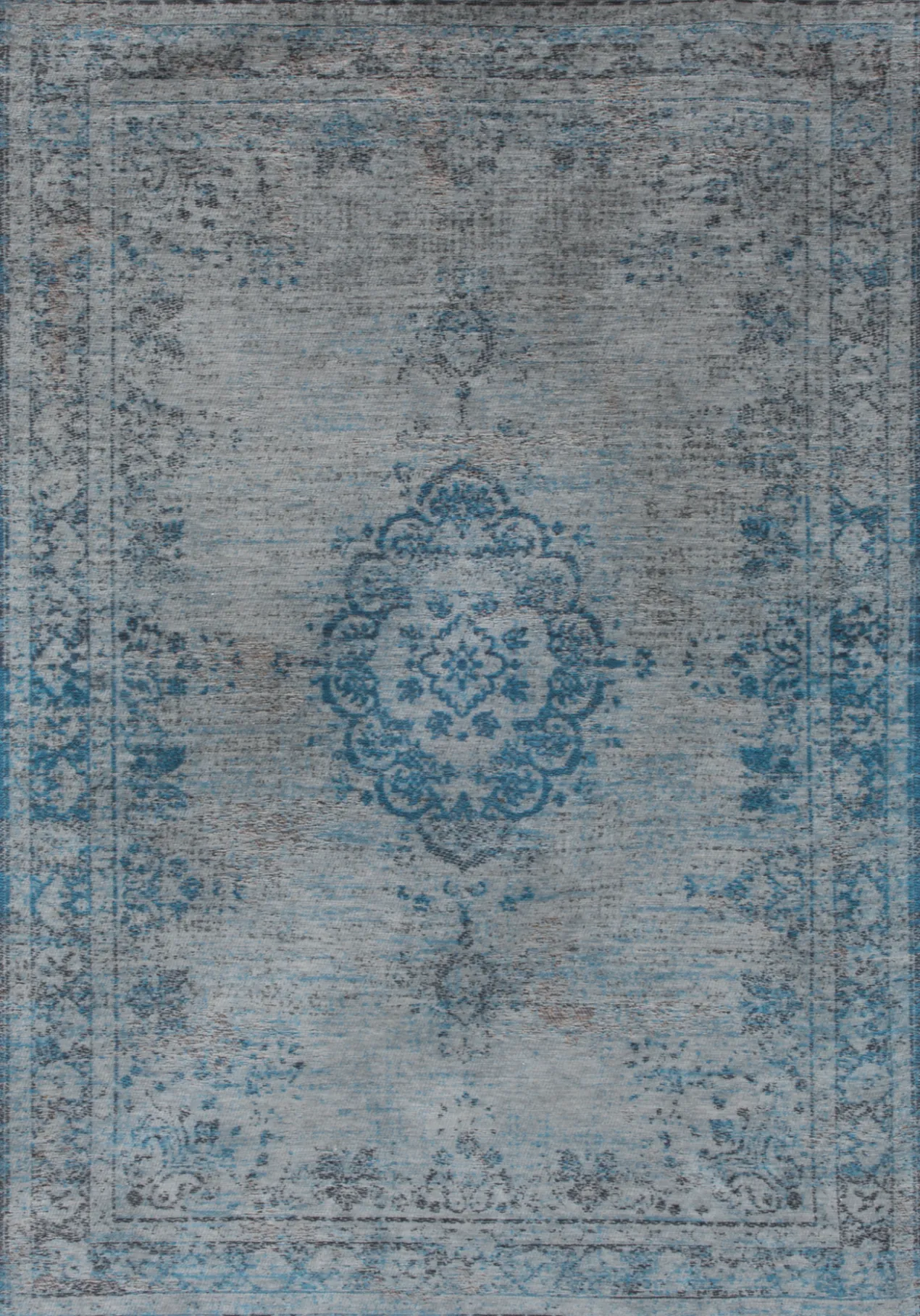 Ecorugs vloerkleed Medallion turquoise 280x390 cm