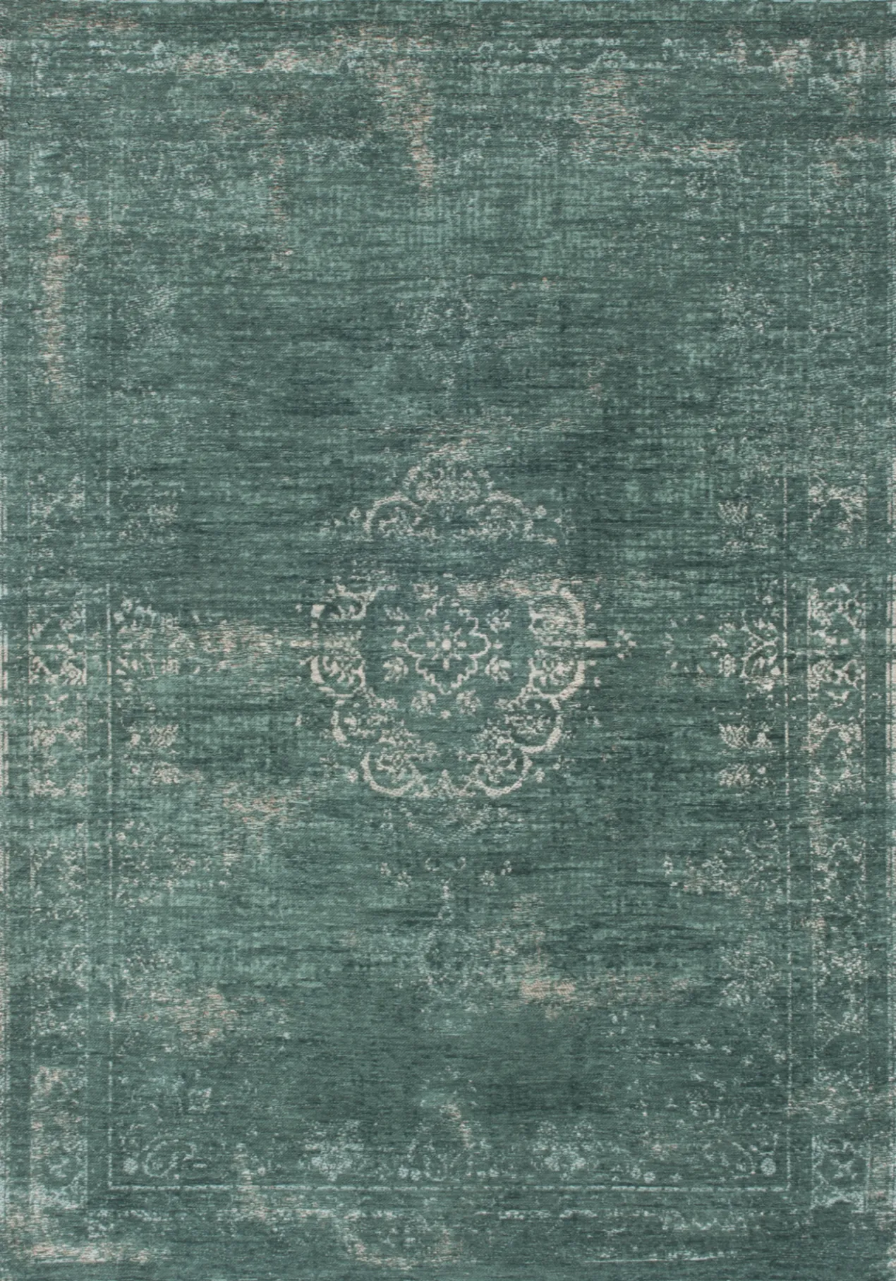 Ecorugs vloerkleed Medallion groen 140x200 cm