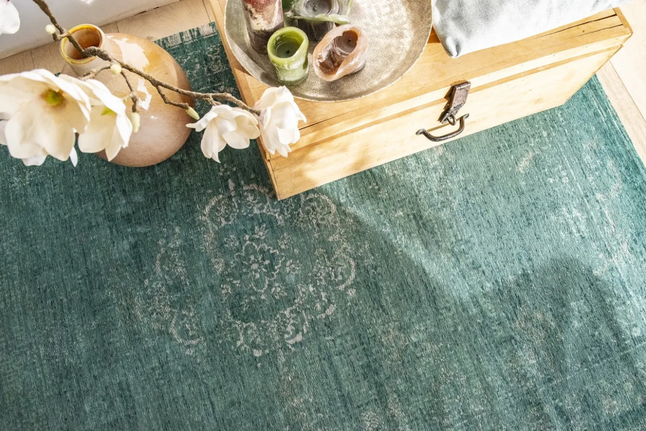 Ecorugs vloerkleed Medallion groen 200x280 cm
