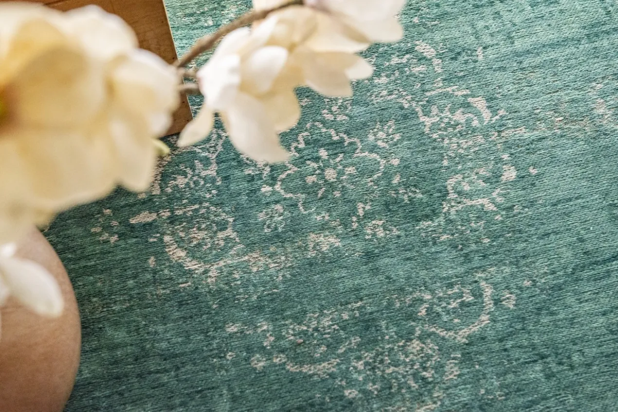 Ecorugs vloerkleed Medallion groen 240x340 cm