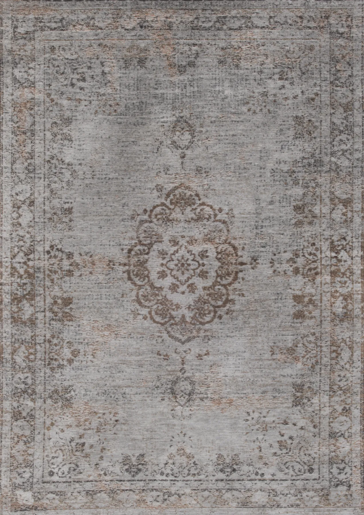 Ecorugs vloerkleed Medallion grijs 200x280 cm