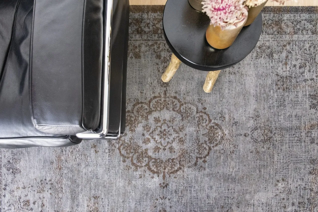 Ecorugs vloerkleed Medallion grijs 240x340 cm