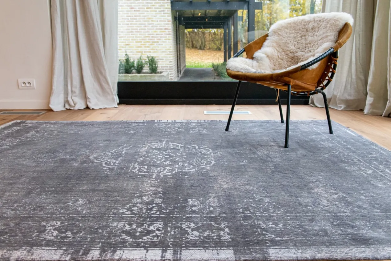 Ecorugs vloerkleed Medallion grijs 170x240 cm