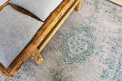 Ecorugs vloerkleed Medallion grijs 240x340 cm