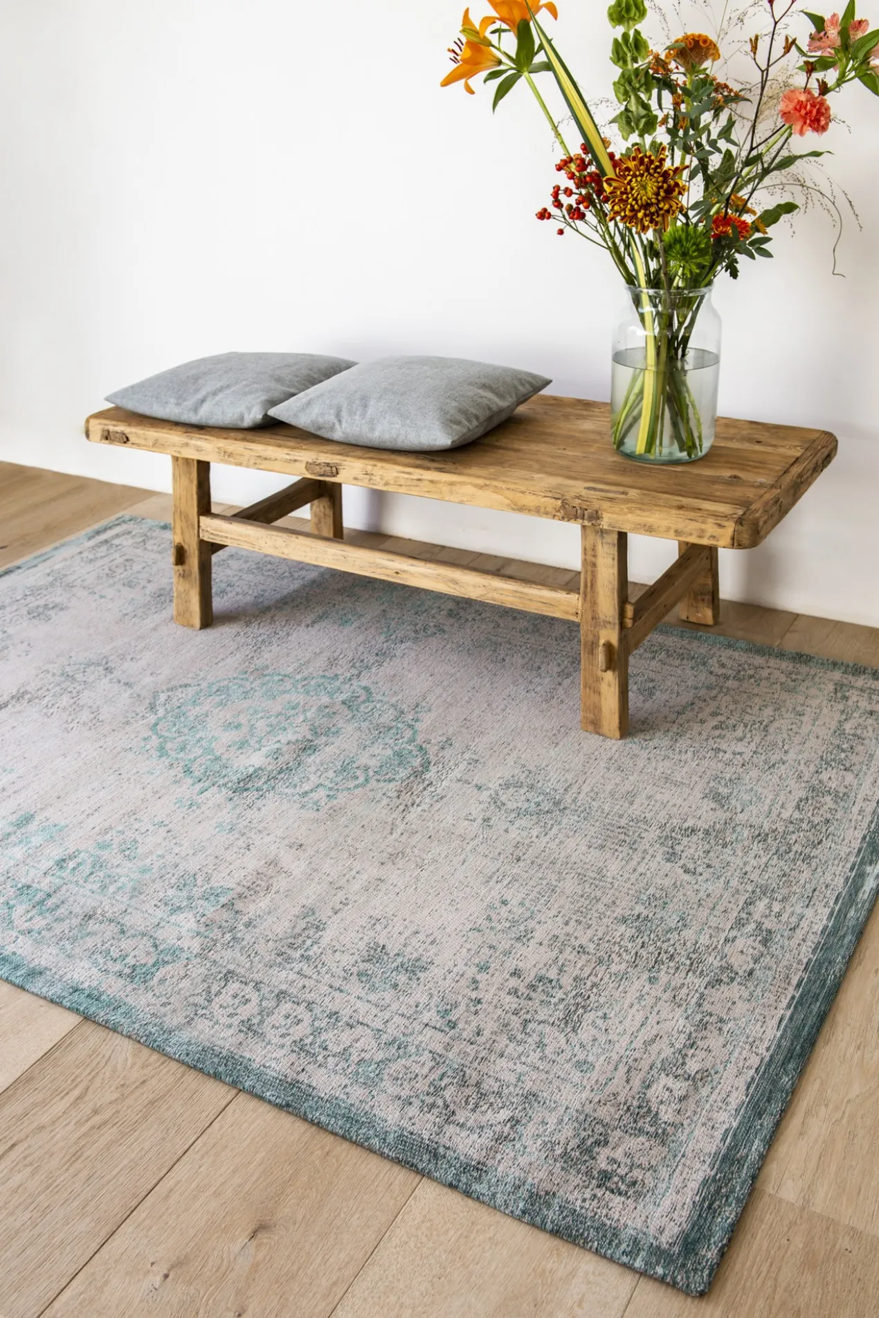 Ecorugs vloerkleed Medallion grijs 280x390 cm