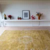 Ecorugs vloerkleed Medallion geel 140x200 cm