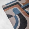 Ecorugs vloerkleed Module multicolor blauw/oranje 280x390 cm