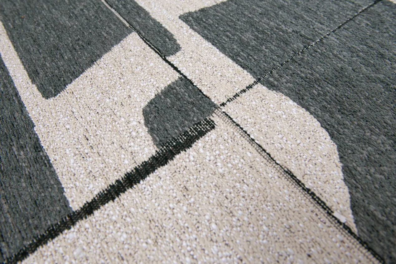 Ecorugs vloerkleed Papercut groen ∅ 140 cm
