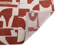 Ecorugs vloerkleed Papercut rood ∅ 140 cm