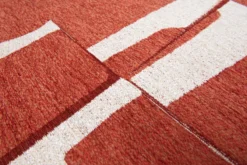 Ecorugs vloerkleed Papercut rood ∅ 140 cm