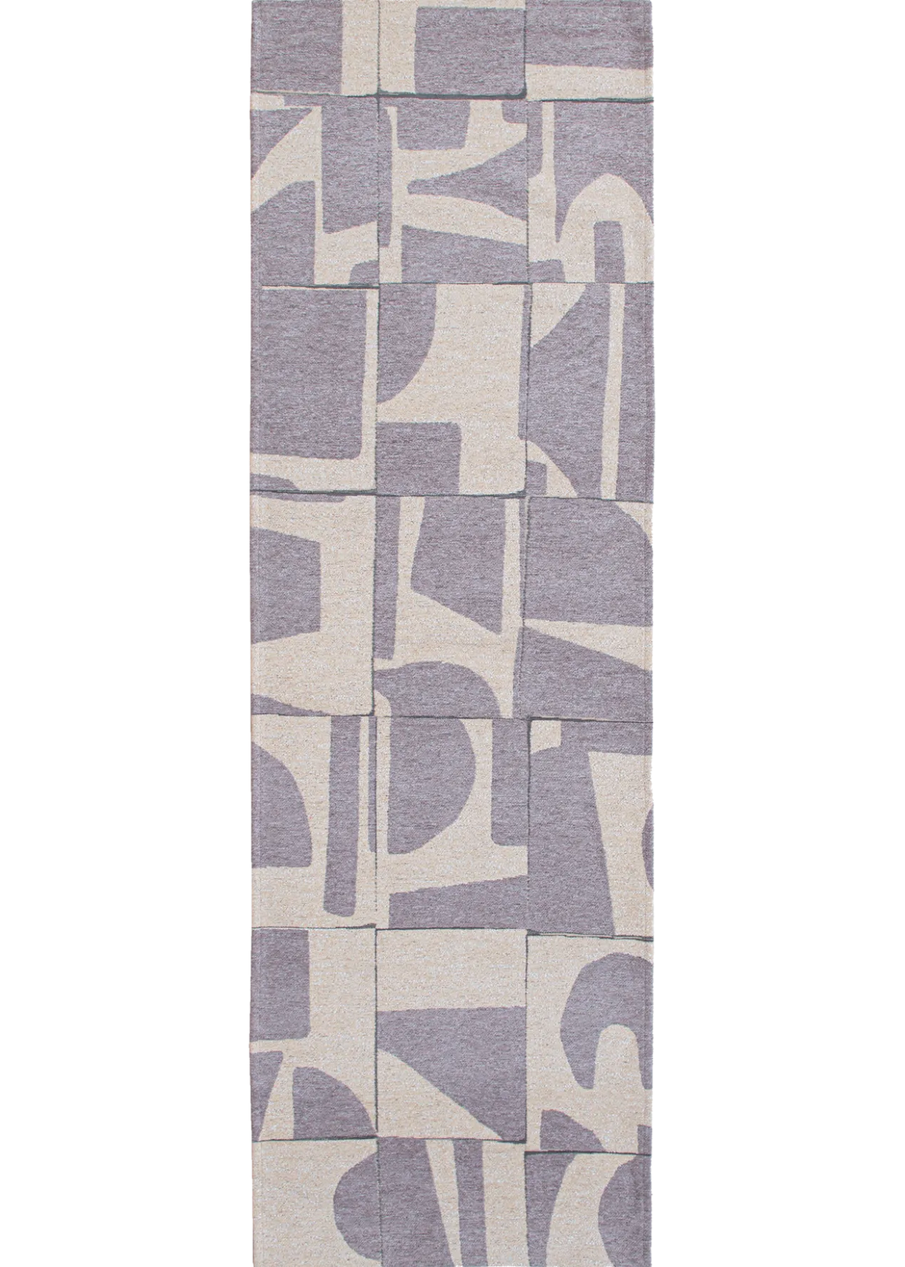 Ecorugs vloerkleed Papercut grijs 80x250 cm