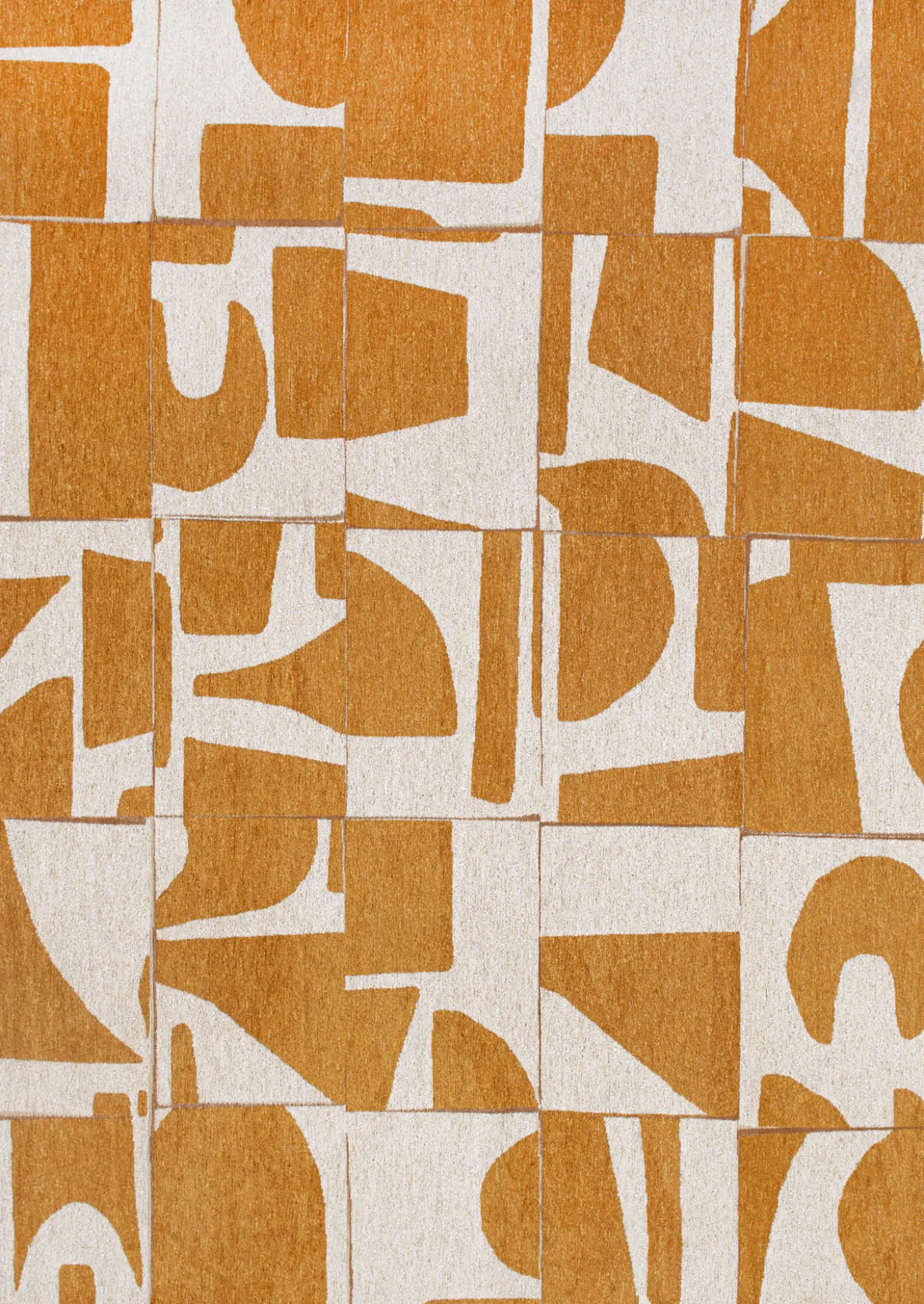 Ecorugs vloerkleed Papercut geel 280x390 cm