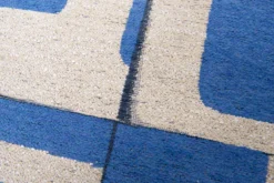 Ecorugs vloerkleed Papercut blauw 280x390 cm
