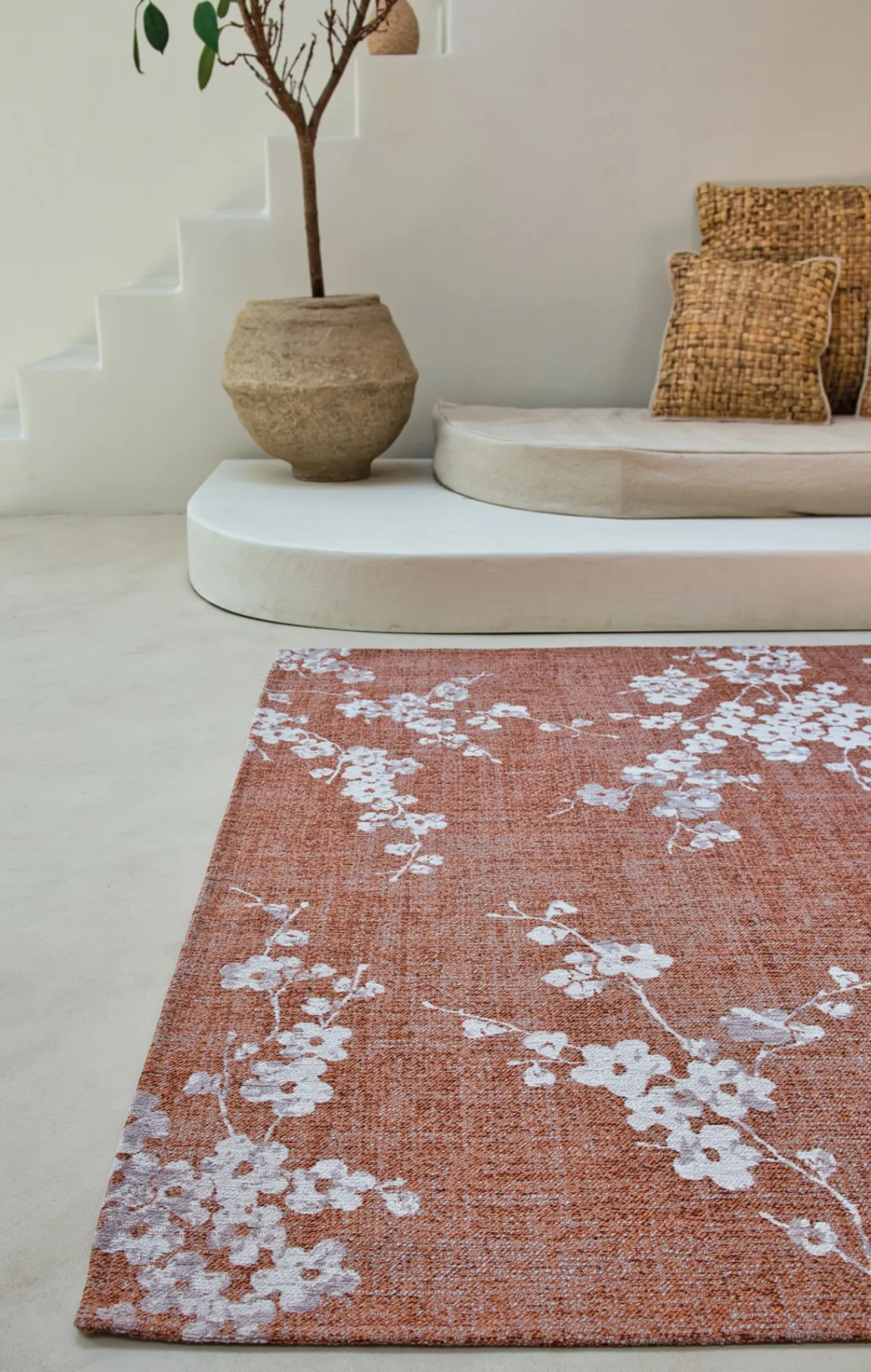 Ecorugs vloerkleed Sakura copper pink ∅ 140 cm