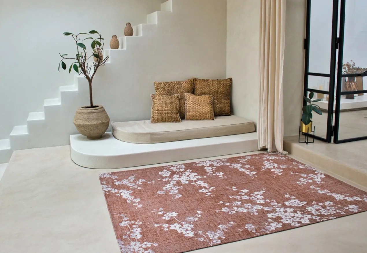 Ecorugs vloerkleed Sakura copper pink 200x280 cm