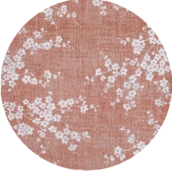 Ecorugs vloerkleed Sakura copper pink ∅ 240 cm
