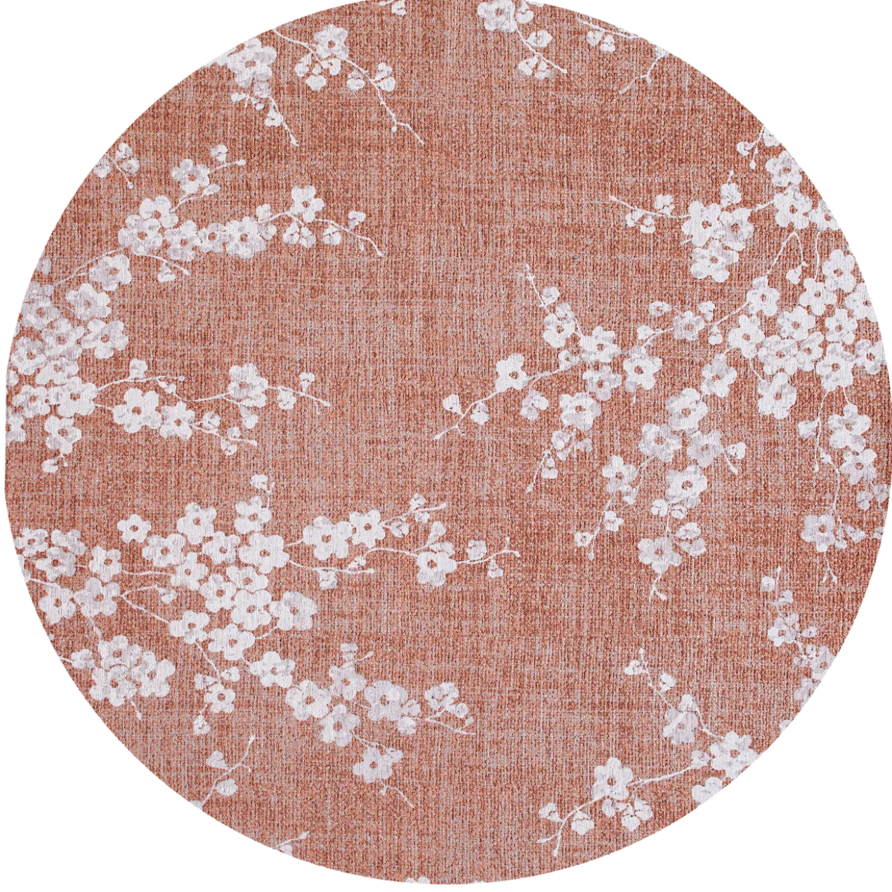 Ecorugs vloerkleed Sakura copper pink ∅ 240 cm