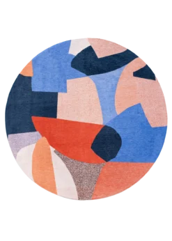 Ecorugs vloerkleed Shapes multicolor ∅ 240 cm