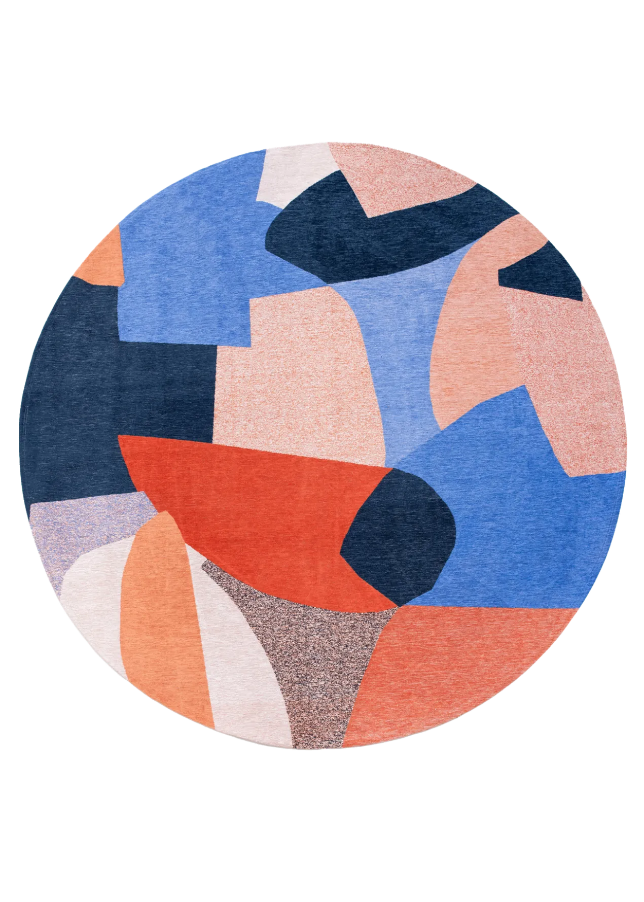 Ecorugs vloerkleed Shapes multicolor ∅ 240 cm