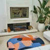Ecorugs vloerkleed Shapes multicolor 280x390 cm
