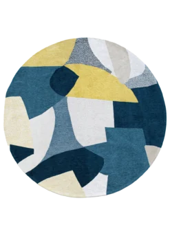Ecorugs vloerkleed Shapes multicolor ∅ 240 cm