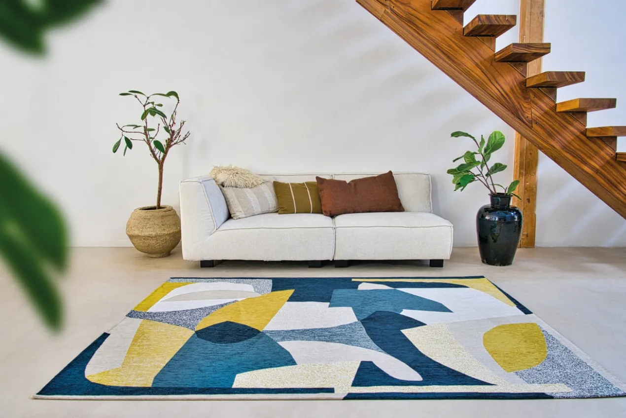 Ecorugs vloerkleed Shapes multicolor 240x340 cm