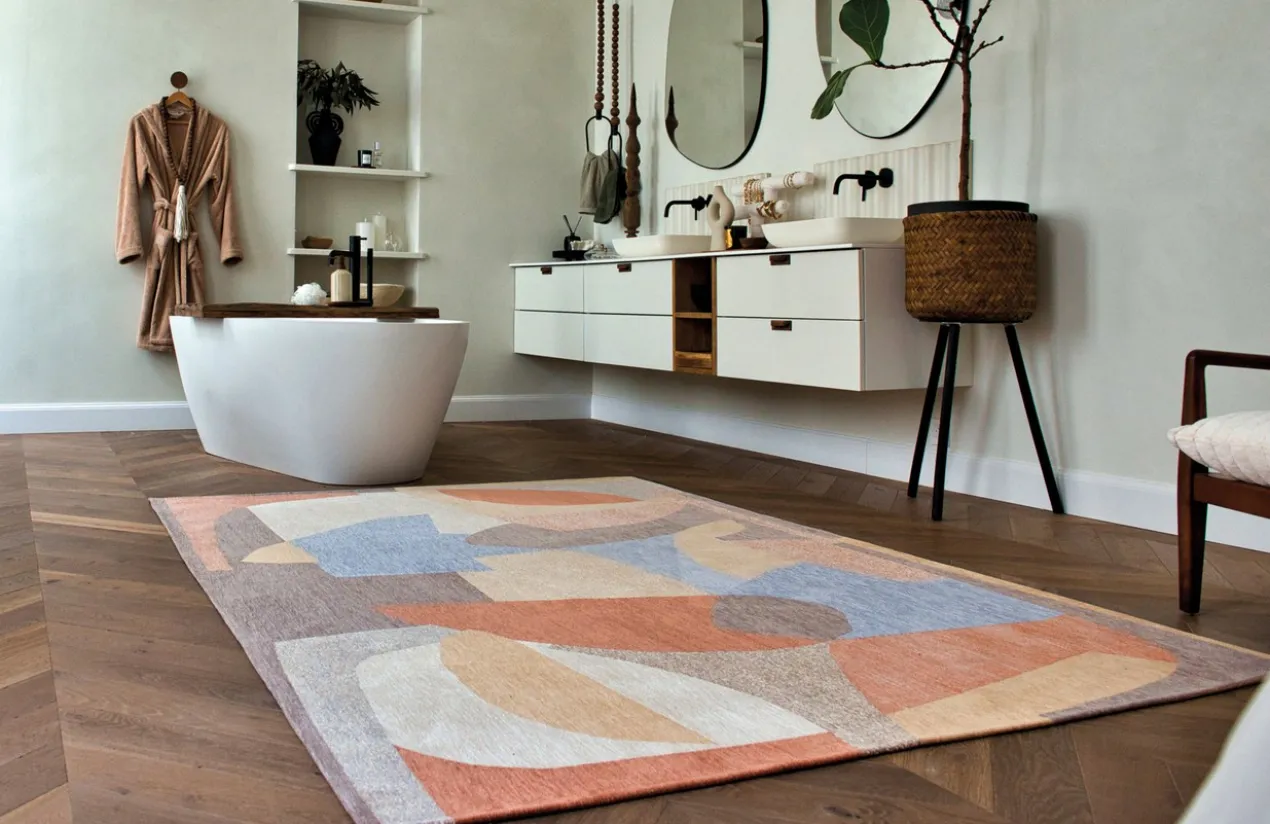 Ecorugs vloerkleed Shapes multicolor 280x390 cm