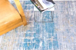 Ecorugs vloerkleed Streaks blauw 170x240 cm