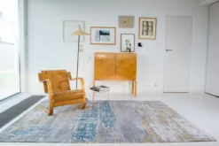 Ecorugs vloerkleed Streaks blauw 280x390 cm