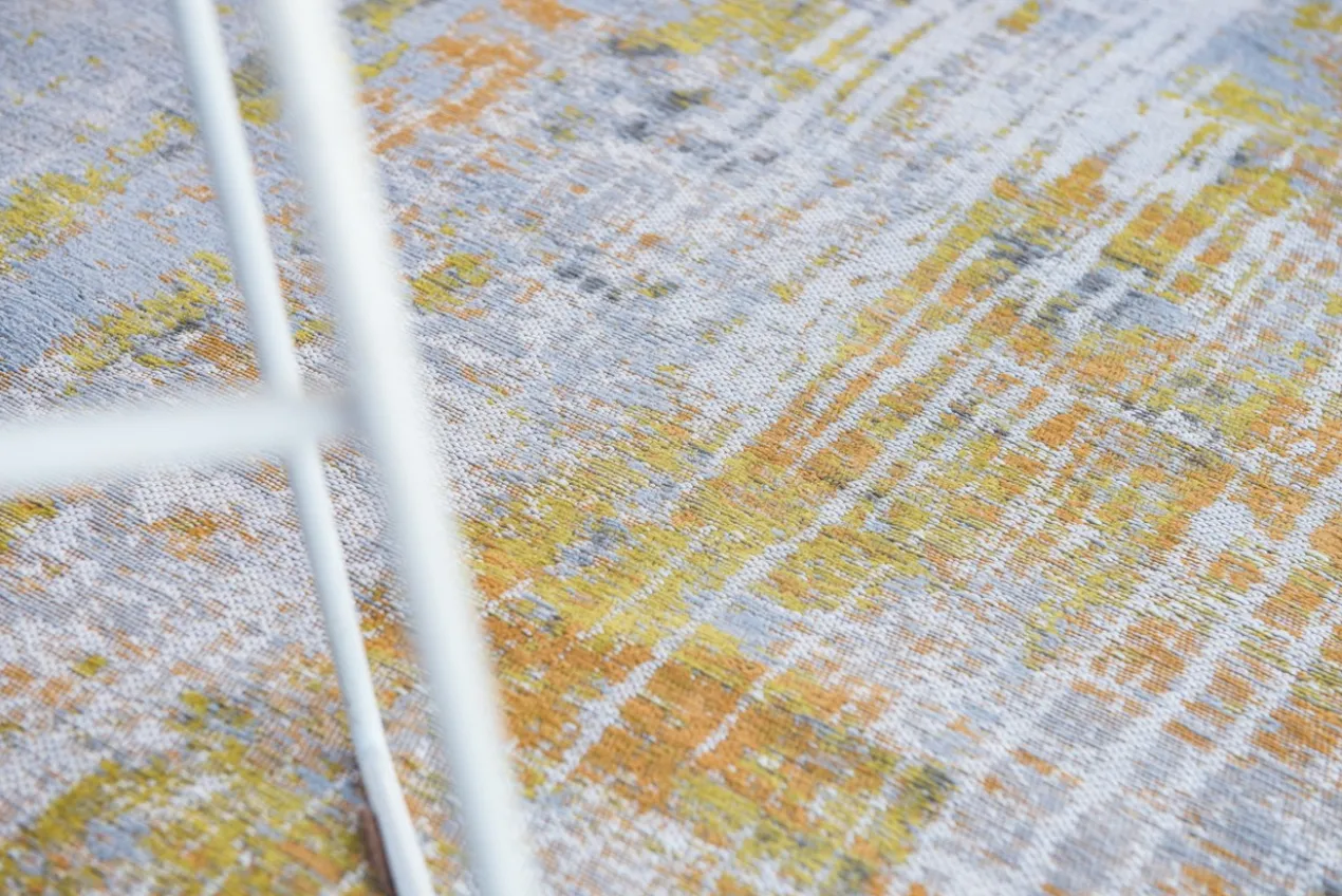 Ecorugs vloerkleed Streaks geel 170x240 cm