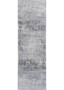 Ecorugs vloerkleed Streaks grijs 80x250 cm