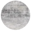 Ecorugs vloerkleed Streaks grijs ∅ 140 cm