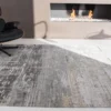 Ecorugs vloerkleed Streaks grijs ∅ 240 cm